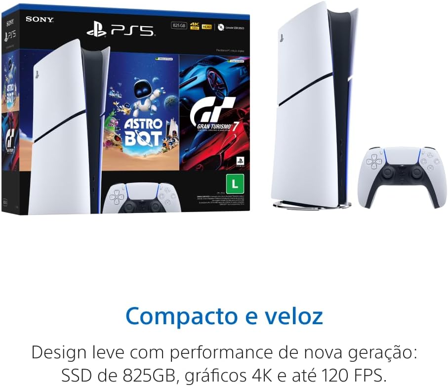 PlayStation®5 Slim Digital 825GB – Pacote ASTRO BOT e Gran Turismo 7 - Imagem 2