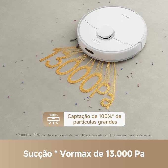 DREAME D15 Plus Robô Aspirador e Mopa, 13.000Pa, Autoesvaziamento, 127V - Imagem 3