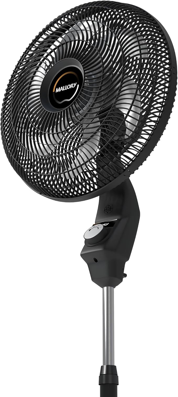 Ventilador de Coluna Mallory Éolo 126W, Silencioso, Hélice de 6 pás, Grade Especial em Sistema TS, Máxima Vazão e Mínimo Ruído – PR-GF- 220V - Imagem 3