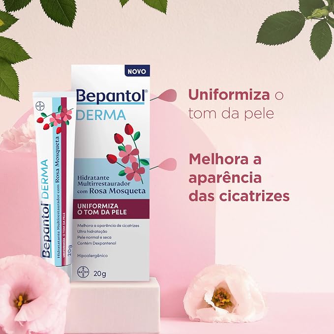 Bepantol Derma Rosa Mosqueta Hidratante Multirrestaurador 20g - Imagem 2