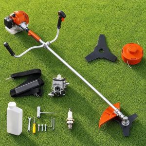 Roçadeira Profissional kNakasaki 75CC 3,6HP Gasolina Completa