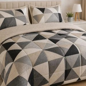 Edredom Casal 170 Fios Dupla Face Estampado Avulso Com Viés - essencia divina home
