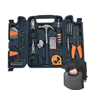 Kit De Ferramentas Domus Vita Com 129 Peças Completo Chrome Vanadium Martelo Alicates Trena e Muito Mais