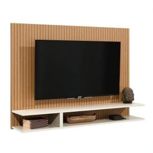 Painel Pra Tv Sala/Quarto Até 50 Polegadas Smart Plus Milão - Quality Móveis