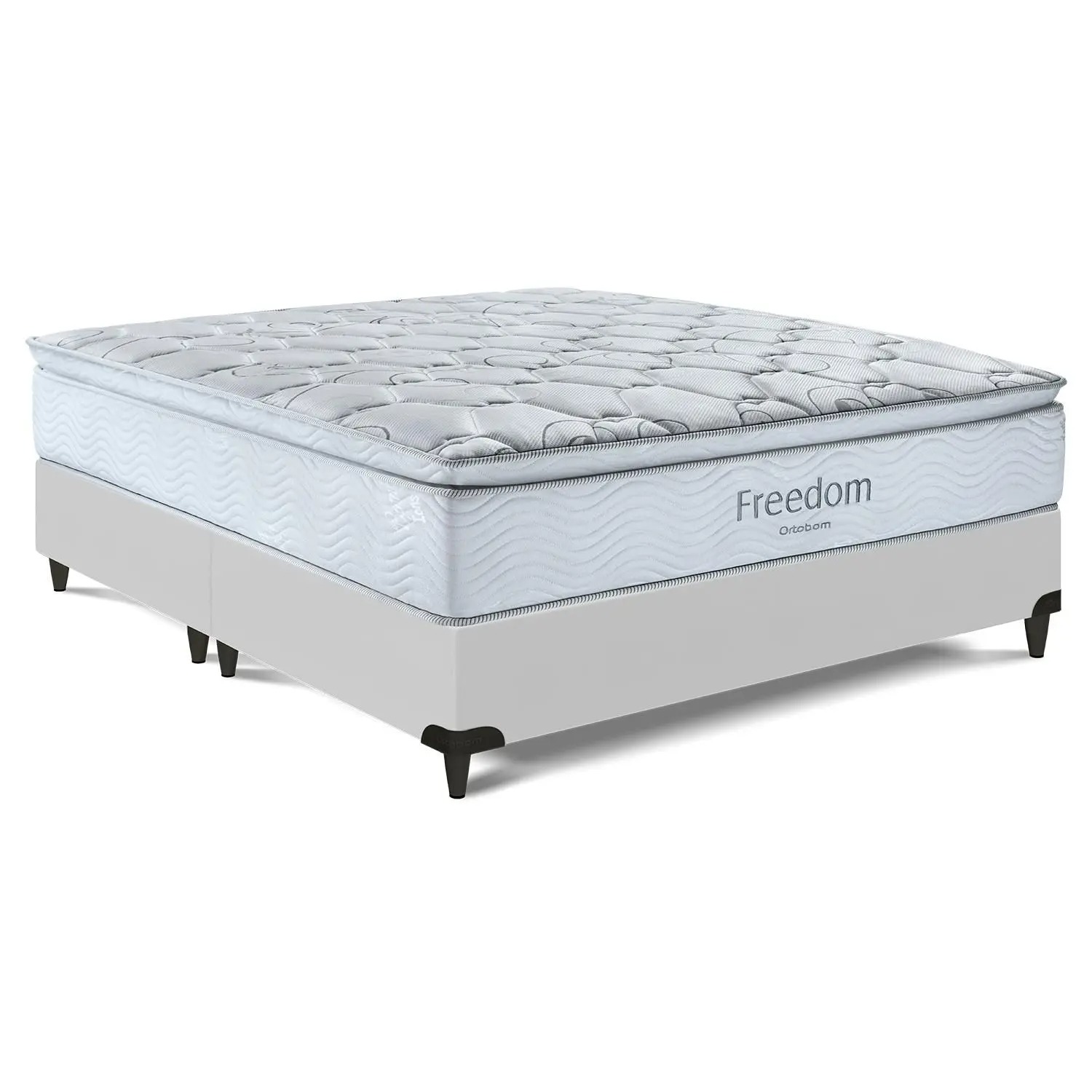 Cama Box e Colchão Freedom - Queen (158x198) - Ortobom - Imagem 8