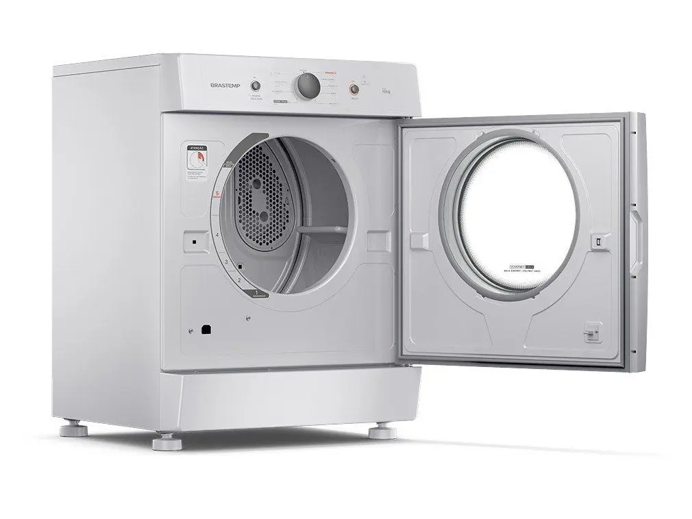 Secadora de Roupas de Piso Brastemp 10kg BSR10BB - 9 Programas de Secagem 110/220V - Imagem 3