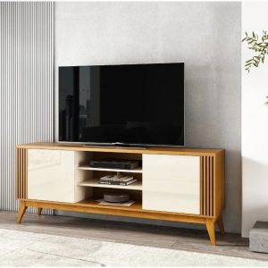 Rack para TV até 75” Bancada 2 Portas EDN Móveis - Legacy