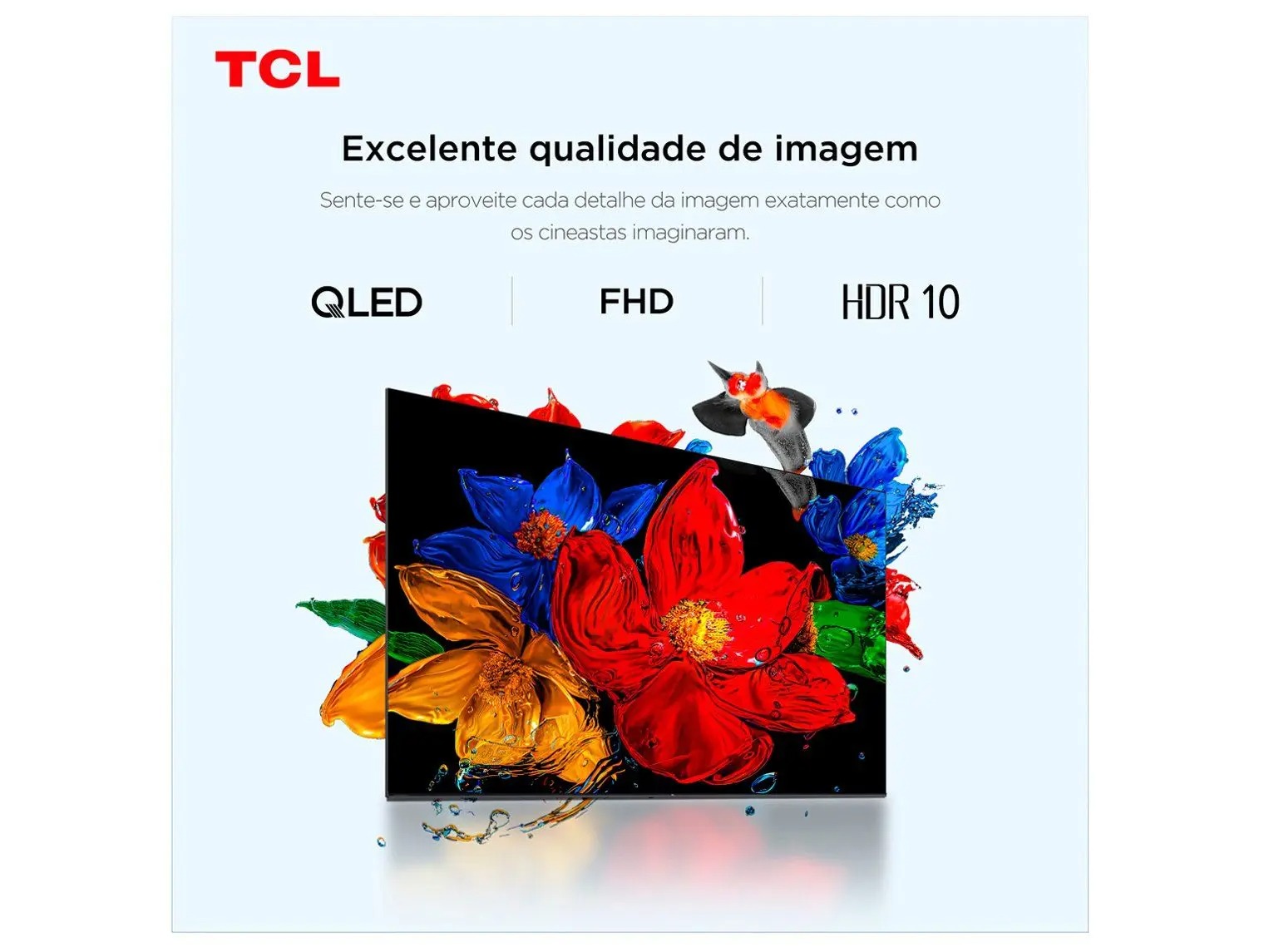 Smart TV TCL 43 polegadas 43S5K QLED TV S5K FHD HDR 10 Dolby Audio - Imagem 3